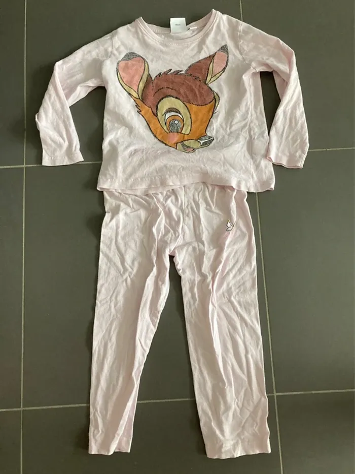 Pyjama Bambi disney 3-4 ans