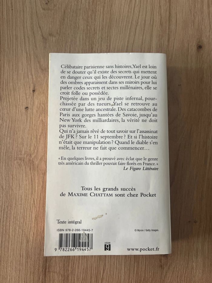 Livre de Maxime Chattam - les arcanes du chaos - photo numéro 3