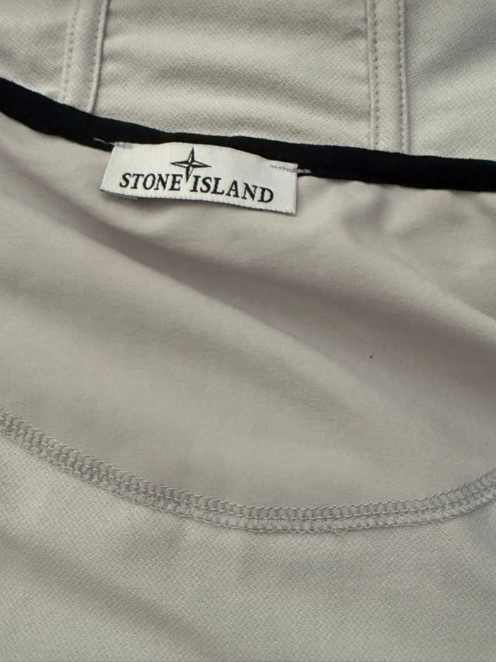 Gilet stone Island blanc taille-S - photo numéro 5
