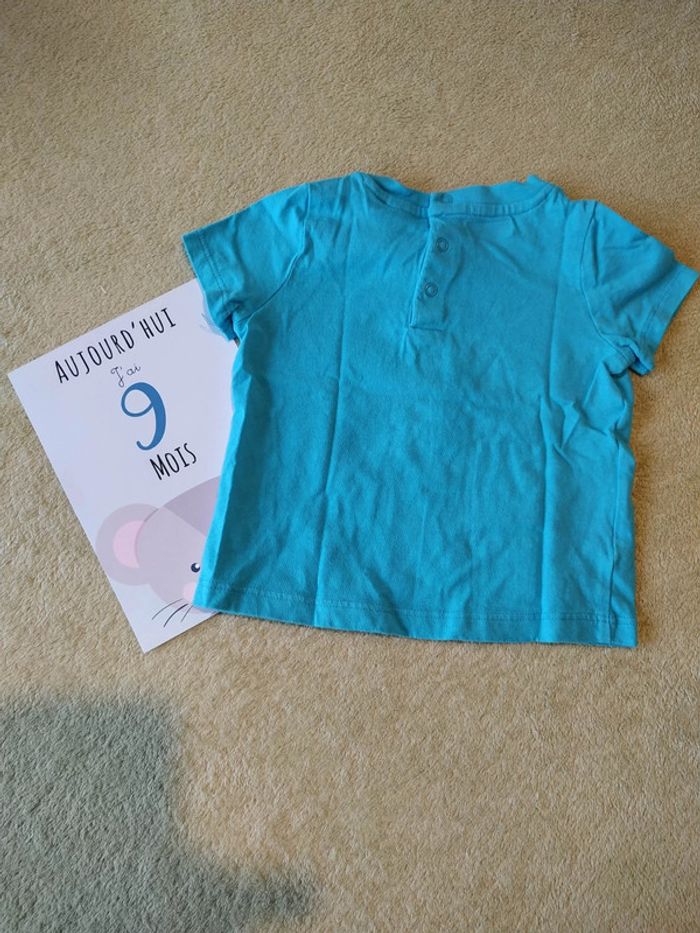 T-shirt manches courtes 9 mois - photo numéro 2