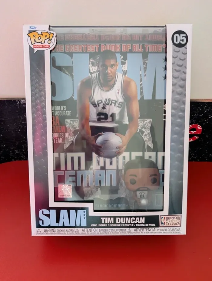Funko Pop NBA Tim Duncan dans sa boîte - photo numéro 2
