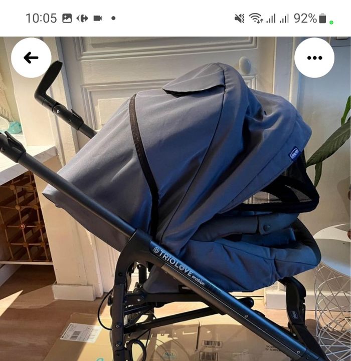 Poussette chicco trio love motion - photo numéro 2