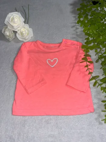 Très jolie tee shirt à longue manche bée fille