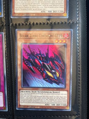 Carte Yu-Gi-Oh! : Bolide Turbo Contaminé GT19 - MP23-FR181