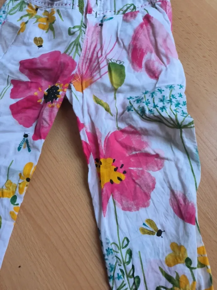 Pantalon fleuri fille catimini - photo numéro 2