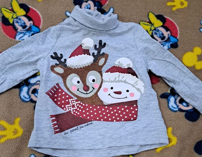 T-shirt bébé longue manche hiver 6mois