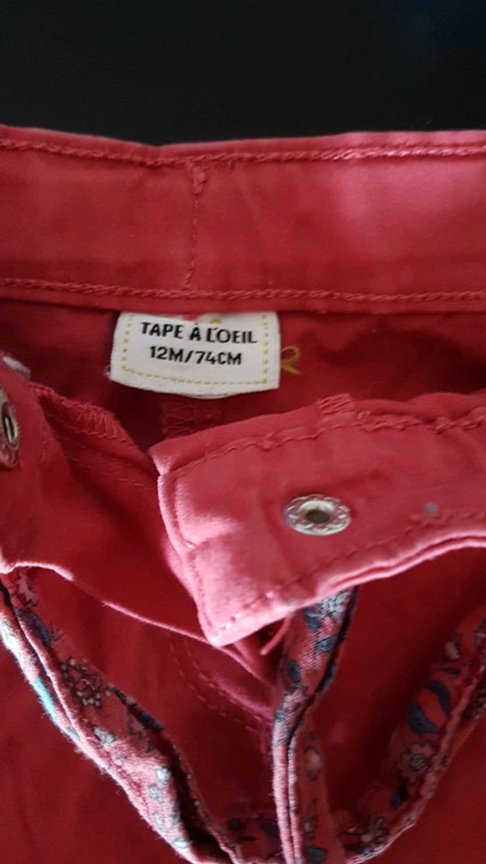 Pantalon rose 12 mois - photo numéro 3
