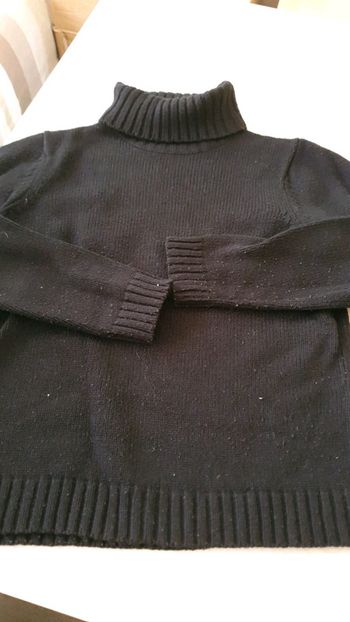 Pull col roulé