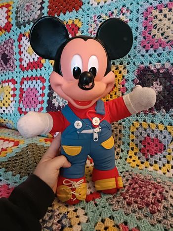 Poupée peluche Mickey vintage