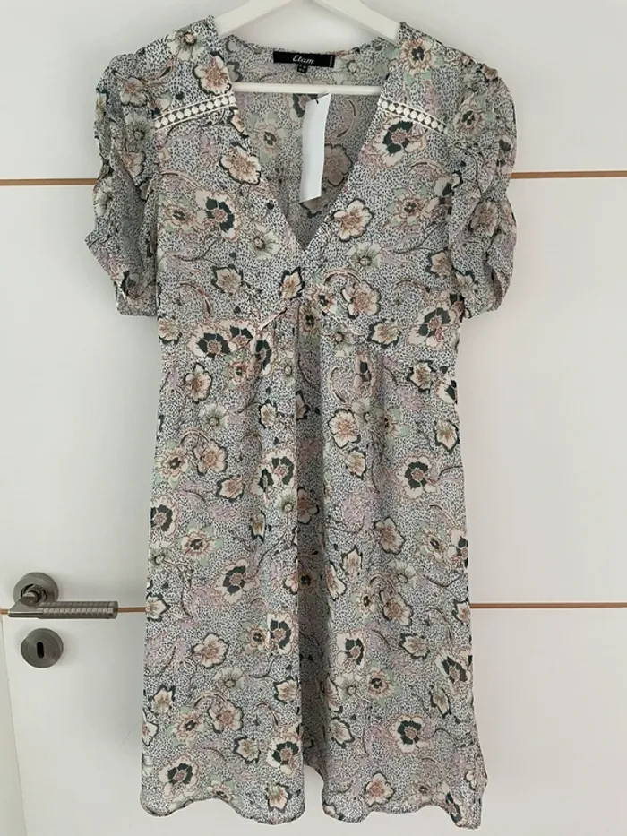 Robe fleurie XS Etam - photo numéro 2