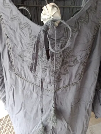 Robe tunique manches chauve-souris