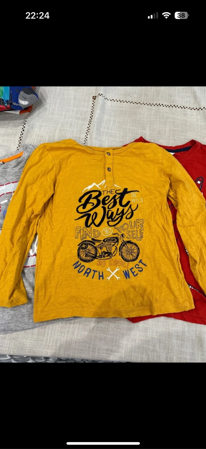 Lot 8 T-shirts et manches longues - photo numéro 8