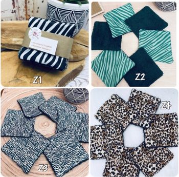 Lingettes lavable lot de 24