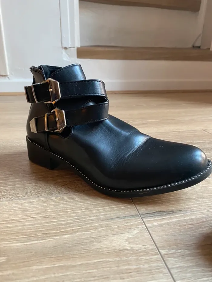 Bottines basses avec boucles - photo numéro 4
