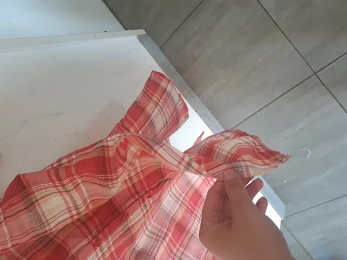 Chemise longue / Tunique à carreaux Celaia Taille 42 - photo numéro 10