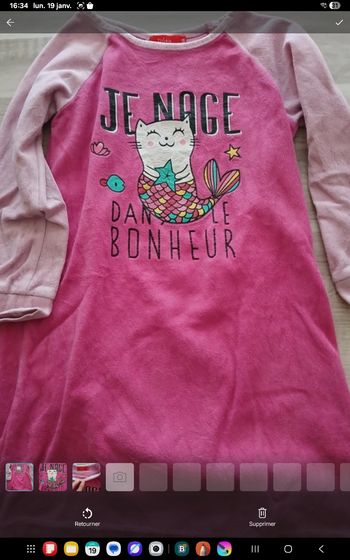 Chemise de nuit 6 ans pf4 141