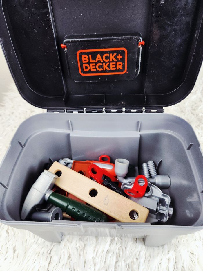 Diable bricolo et caisse à outils avec ces accessoires marque Black and Decker Smoby 🎅 - photo numéro 6