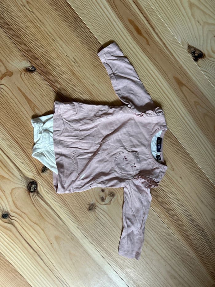 Maillot body bébé fille
