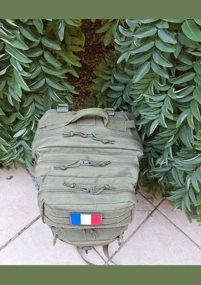Sac à dos tactique 50L – Vert militaire, rando, outdoor & survie - photo numéro 2