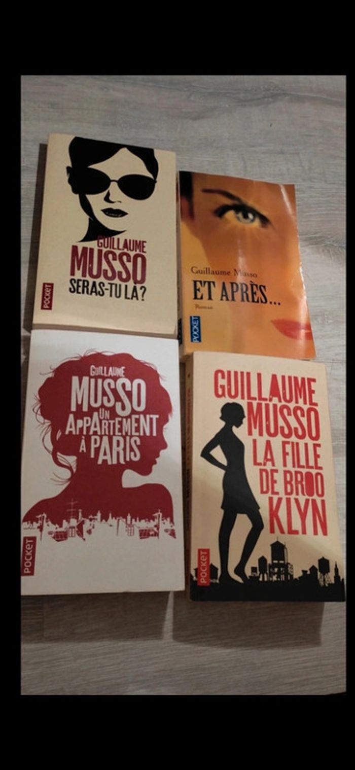 Lot 4 livres de poche . Auteur Guillaume Musso