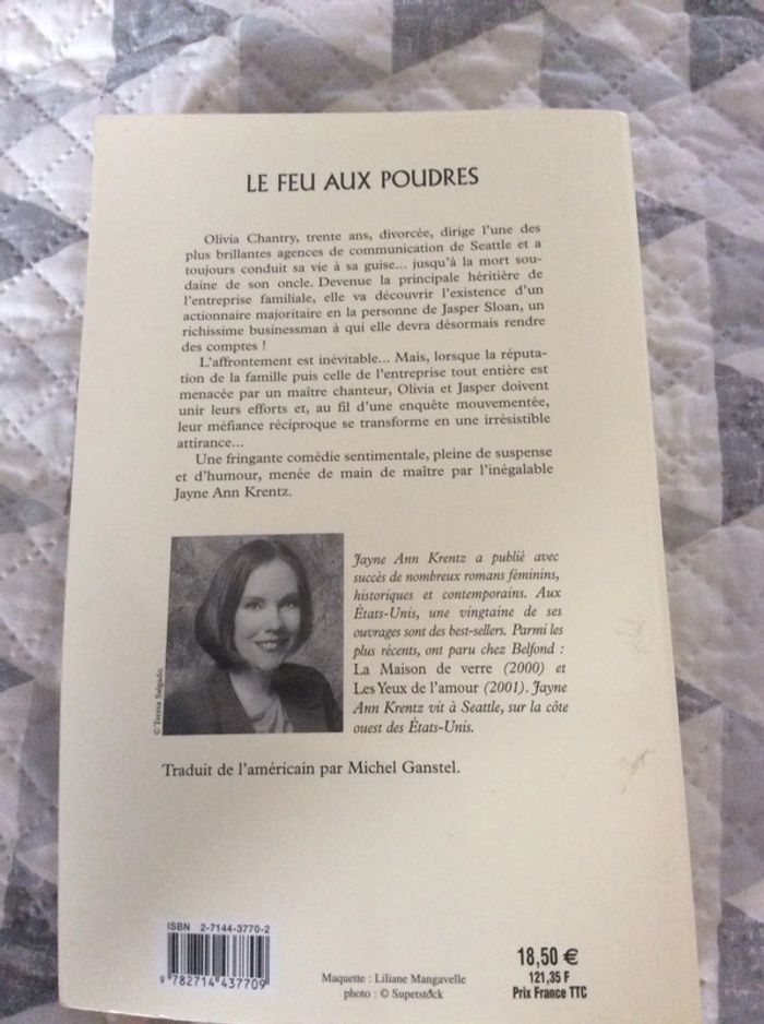 #le feu aux poudres Jayne Ann Krentz - photo numéro 4