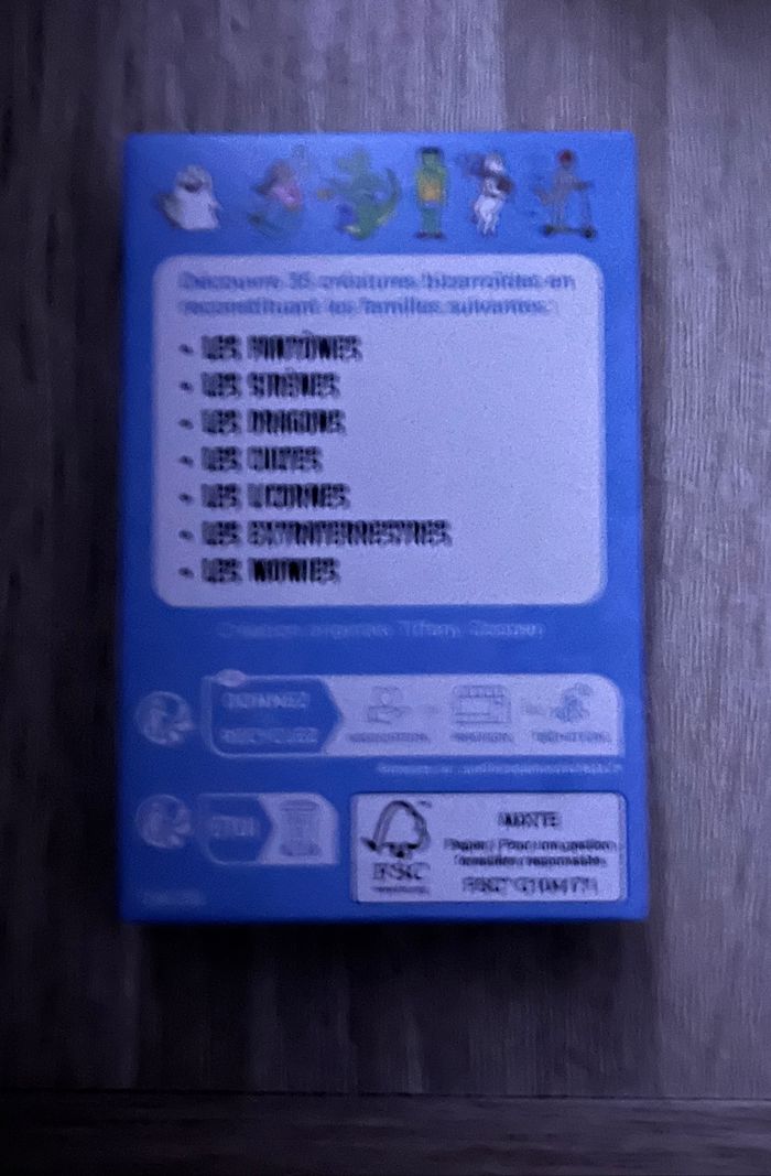 Jeu des 7 familles McDo. Famille Créatures Bizarroïdes - photo numéro 2