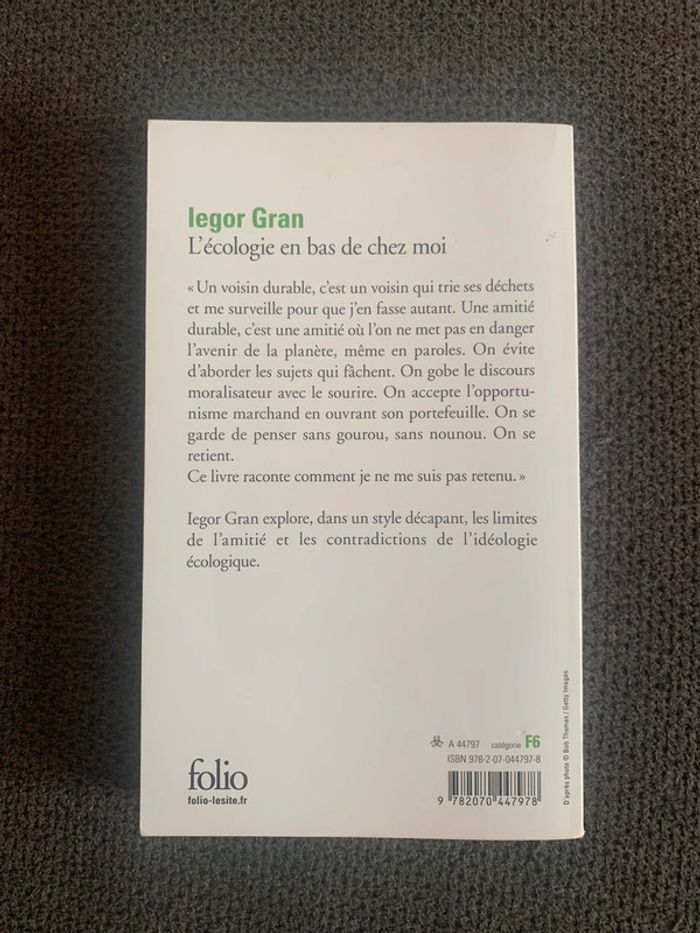 Livre l’écologie en bas de chez moi Legor Gran - photo numéro 2