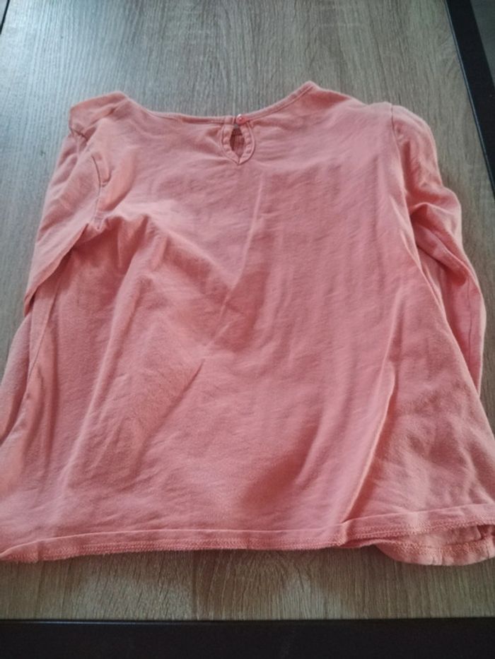 Tee shirt orange 4 ans - photo numéro 3