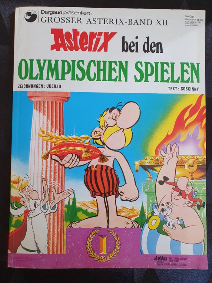BD Asterix en allemand 1972