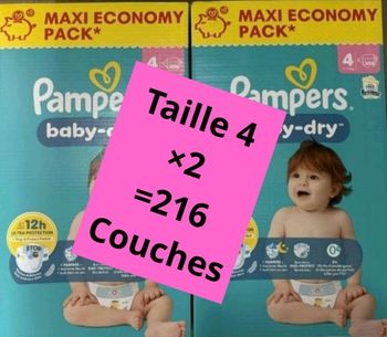 Pampers taille 4