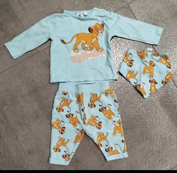 Ensemble roi lion 3 mois