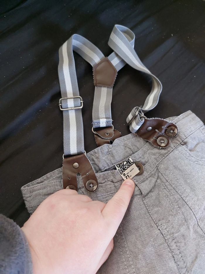 Pantalon souple à bretelles - photo numéro 3