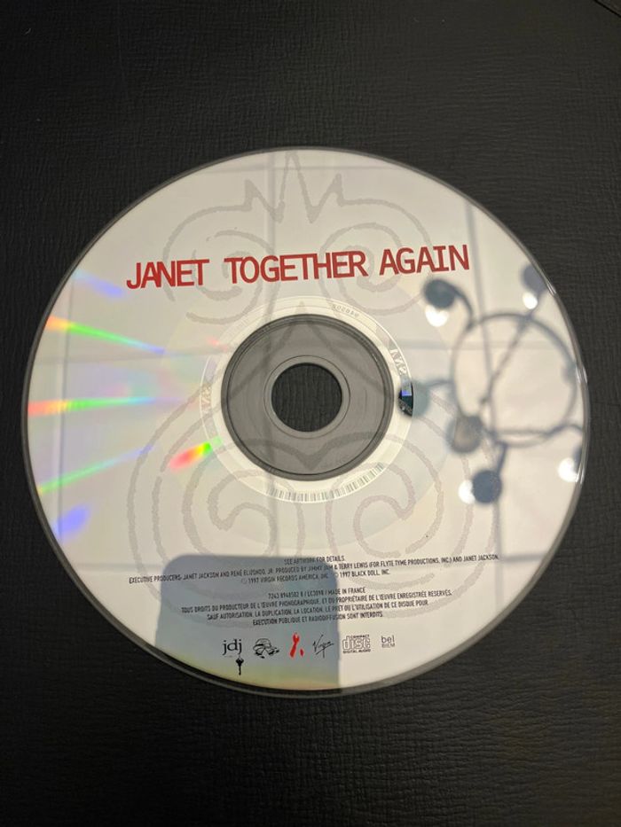 CD 2 Titres. Together Again. Janet Jackson. - photo numéro 3
