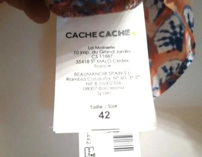 haut cache-cache taille 42 - neuf 100% polyester - photo numéro 9
