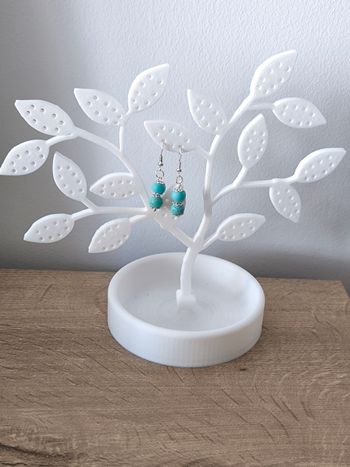 Boucles d'oreilles perles 