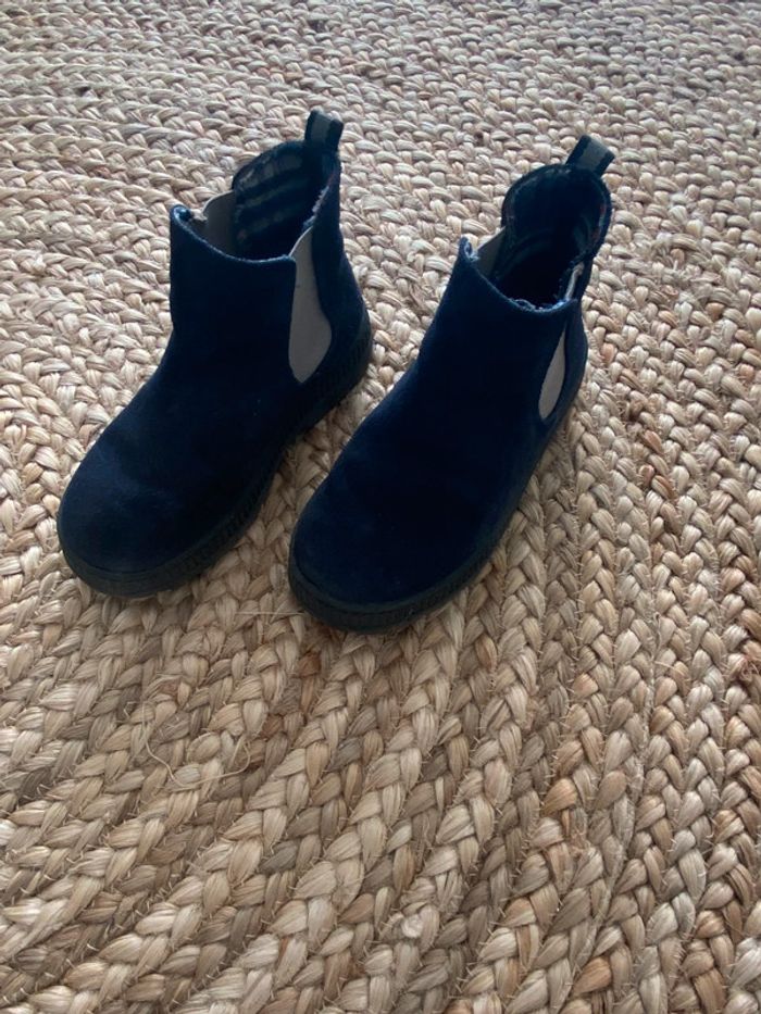 Bottines en daim, pointure 28