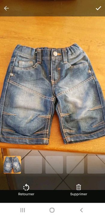 Bermuda /short jean garçon