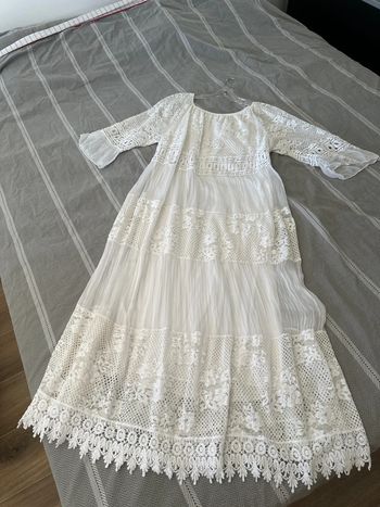 Robe longue dentelle taille unique