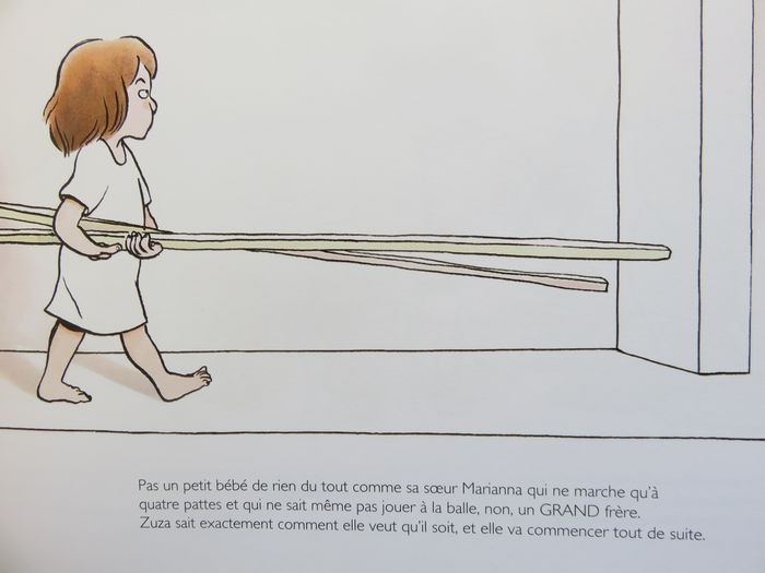 Album 7 à 9 ans : Comment fabriquer son grand frère Un livre d'anatomie et de bricolage. (L'école d - photo numéro 4