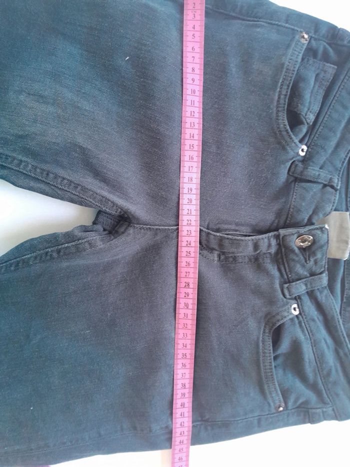 Jean slim taille basse Dolce&Gabbana reteinté en noir - photo numéro 15