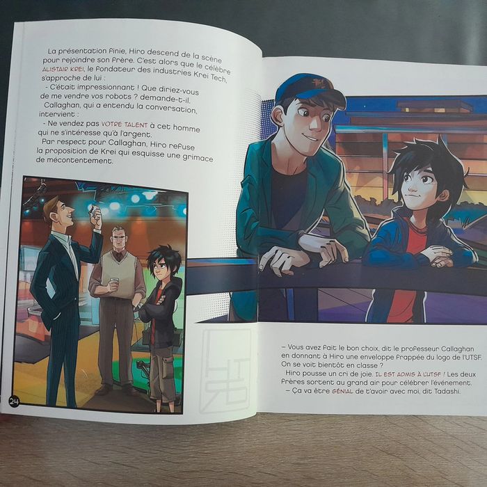 livre Disney Les nouveaux héros - L'histoire du film - photo numéro 2