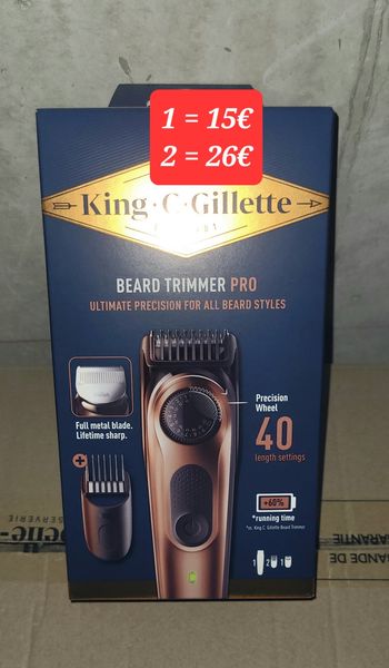Tondeuse Gillette King C Beard Trimmer Pro neuve