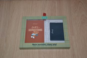 Cahier + porte cartes (NEUF) *Mr Wonderful*
