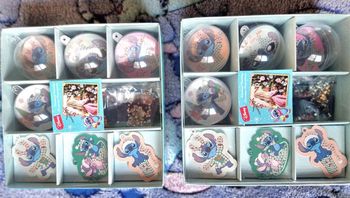 Boules de neiges peinture diamant Stitch