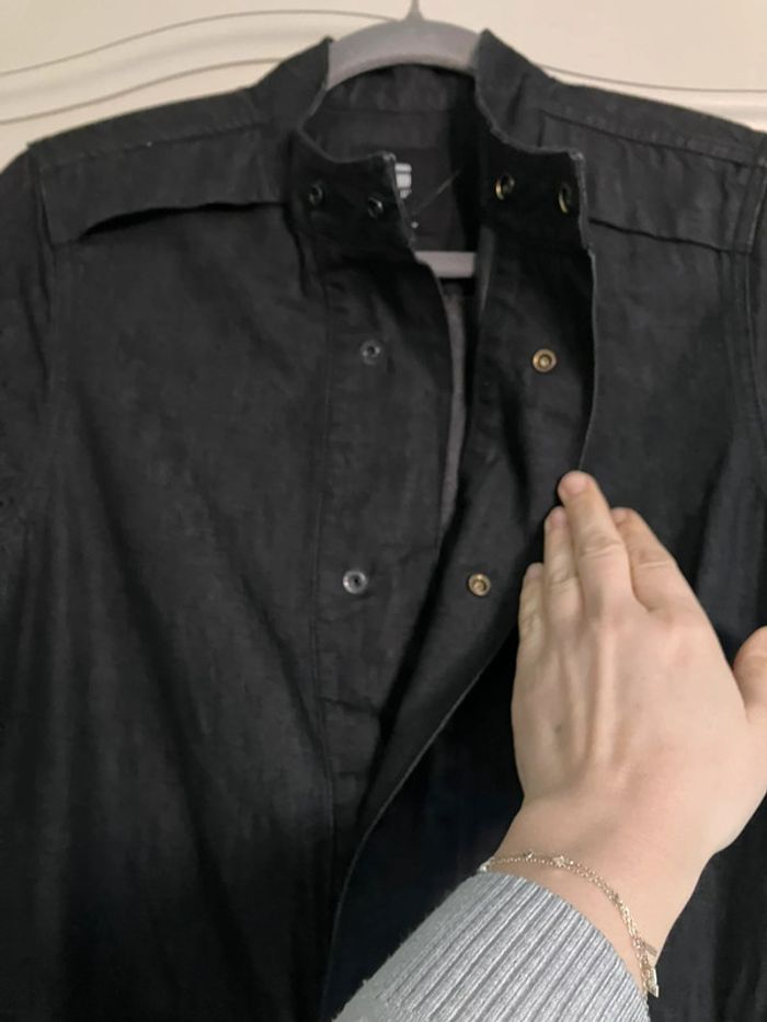 Superbe Combinaison d’été jean G star femme manche courte denim noir 36 - photo numéro 8