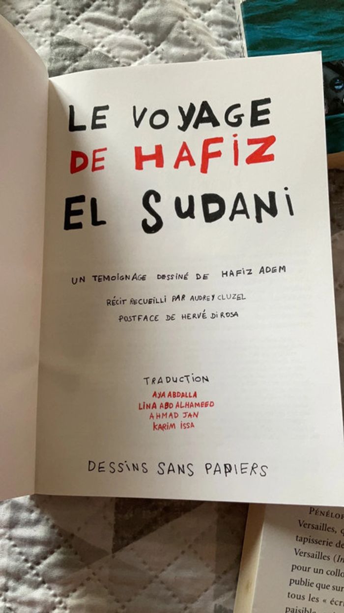 #le voyage de Hafiz el Sudani par Audrey Cluzel. Cl - photo numéro 7