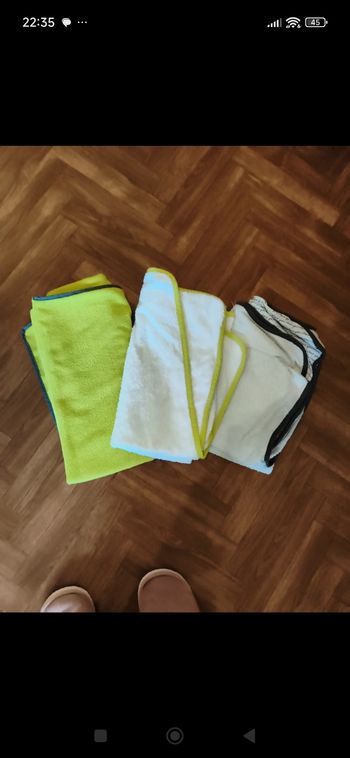 Lots de 3 cape de bain bébé 