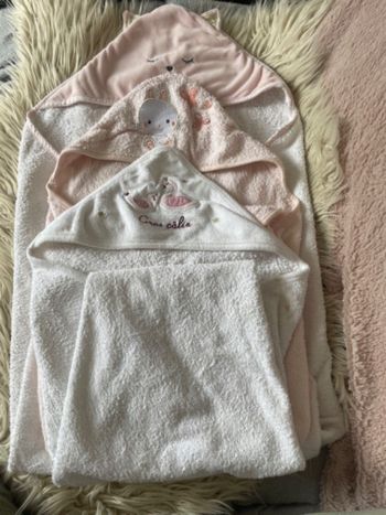 Lot cape de bain