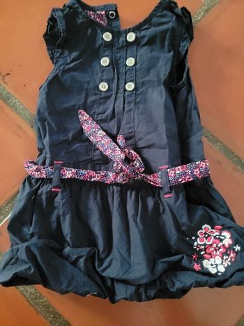 Robe sans manche bébé fille