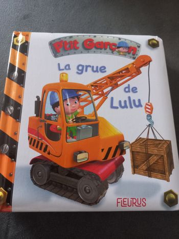 Livre bébé cartonné p'tit garçon la grue de lulu 
